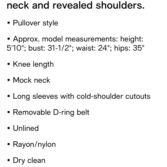 CALVIN KLIEN Cold Shoulder Dress - Picture 2 of 4